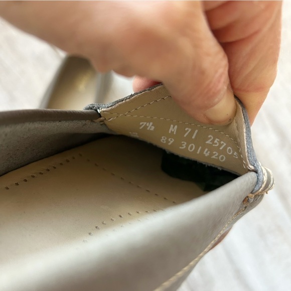 G.H. Bass Whitney Easy Weejuns Penny Loafers Gray Nappa Leather Size 7.5M - Picture 11 of 12